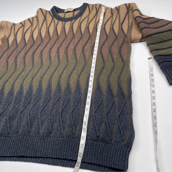 Paihamu Sweater Vintage Merino Lambswool Possum Fur Cashmere Crew New Zealand 3D - Picture 8 of 13